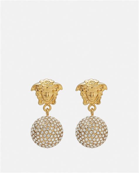 boucle d oreille versace medusa|Boucles d'oreilles Medusa unisexe .